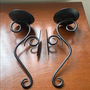 Pair of partylite wall scones